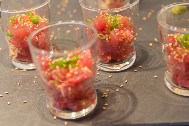 Amuse Bouche Ahi Tuna Tartare Recipe For Weddings And Other Fine Dining Events